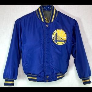 warriors jacket youth